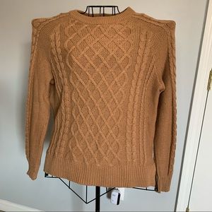 Textured Crew Neck Sweater